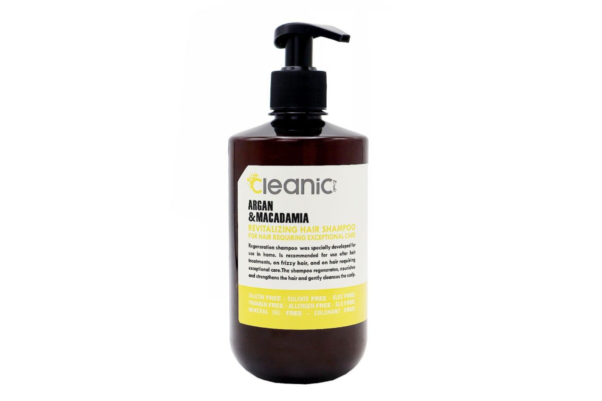 Cleanic Argan Macadamia Revitalizing Hair Shampoo 4